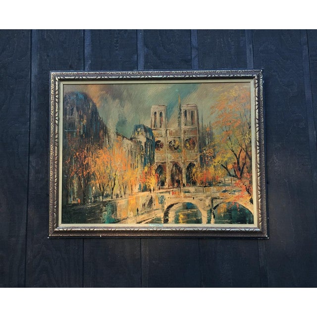 Jack Laycox Textured MidCentury Oil Painting Print Chairish