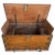 Mid 18th Century Indo-Portuguese Goan Brass Mounted Teak Storage Trunk on Wheels For Sale - Image 13 of 17