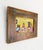 A whimsical, vibrant folk art painting by listed artist Lisa Cain. Known for her work depicting African American daily...