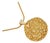 Mid 20th Century 14k Yellow Gold Handmade Diamond Pendant Necklace Slide For Sale