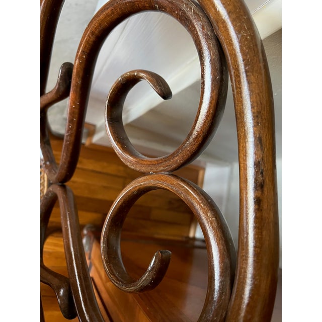 Brown Early 20th Century Thonet #4 Bentwood & Cane Cafe Daum Bistro Dining Chair For Sale - Image 8 of 9