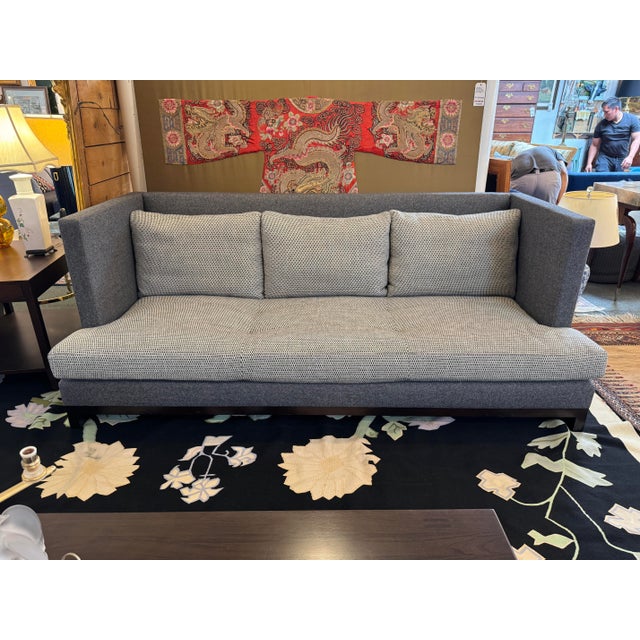 Design Plus Gallery presents a Shelter Style Sofa by Jay Jeffers Design. The style of sofa is base off of a design by Milo...