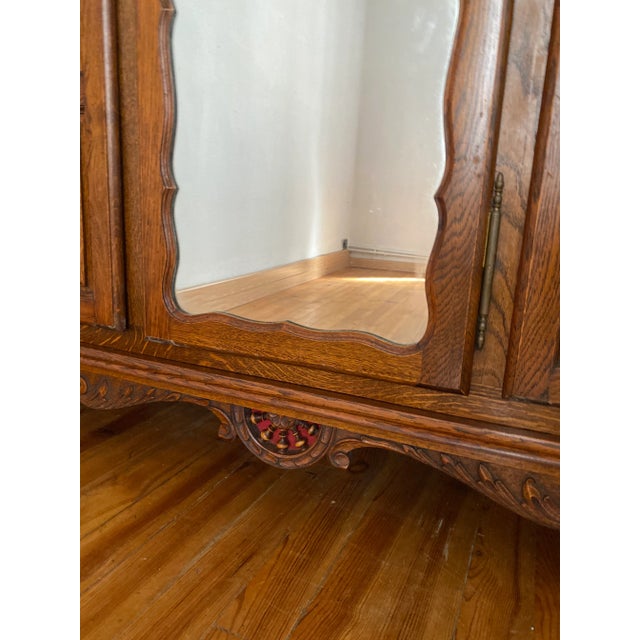 Breton Wardrobe in Oak, Late 19th Century For Sale - Image 4 of 18
