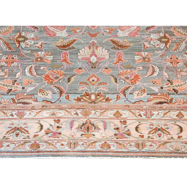 Early 20th Century Persian Mehraban Rug For Sale - Image 9 of 15