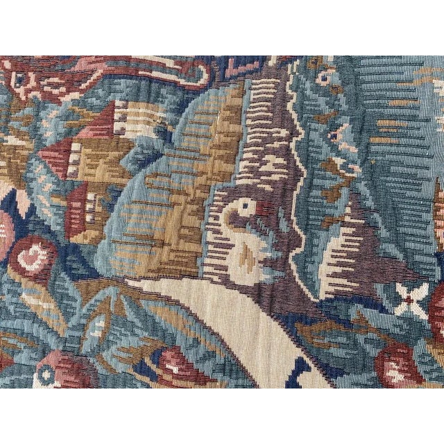 Vintage French Jacquard Tapestry For Sale - Image 12 of 18