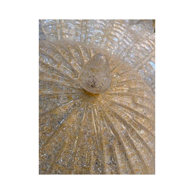 Venetian Sunflower Murano Glass Flush Mounts by Simoeng, Set of 2 For Sale - Image 9 of 14