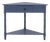 Gomez 1 Drawer 1 Shelf Corner Table in Blue For Sale