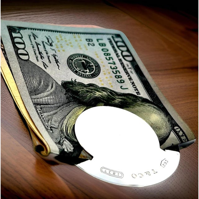 Contemporary 1990s Tiffany & Co. Sterling Silver "1837" Bookmark For Sale - Image 3 of 9