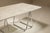 Stone Carrara Marble Dining Table on Trestles, 1970 For Sale - Image 7 of 12
