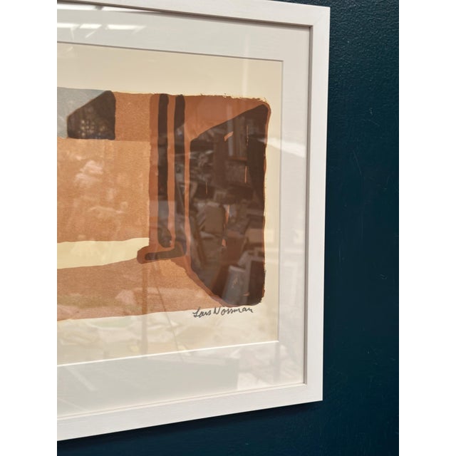 Lars Norrman, Figure in a Sunlit Desert, 1950s, Lithograph, Framed For Sale - Image 5 of 18
