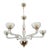 1980s Light Blue Murano Glass Chandelier For Sale