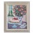 1991 'Cake & Blooms' Vintage Original Still Life Interior Oil Painting, Framed For Sale
