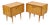 Vintage Rockabilly Nightstands in Light Wood, 1970s, Set of 2 For Sale