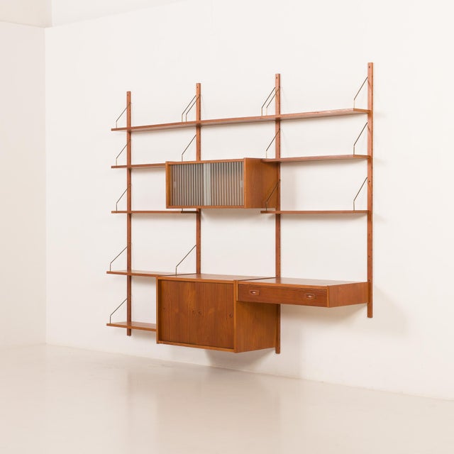Mid-Century Modern Teak Shelving Unit by Preben Sorensen for PS System, Randers, 1960s For Sale - Image 3 of 18