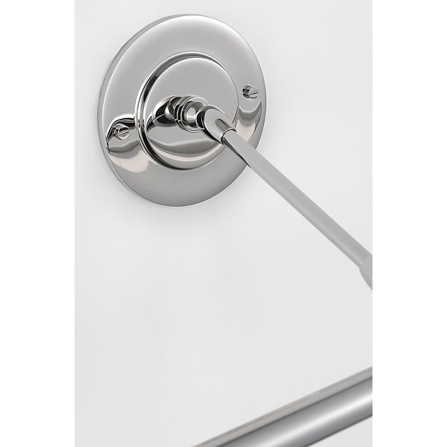 Visual Comfort Amber Lewis for Visual Comfort Signature Emery 18" Picture Light in Polished Nickel For Sale - Image 4 of 7