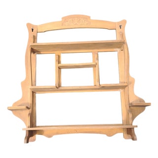 Antique Art Nouveau Wall Shelf, 1890s For Sale