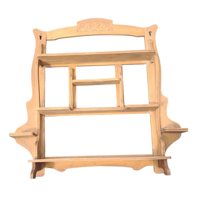Antique Art Nouveau Wall Shelf, 1890s For Sale