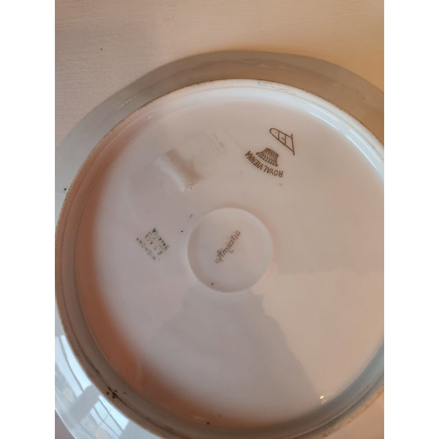 Late 19th Century Royal Vienna "Amicita" Decorative Plate For Sale - Image 4 of 4