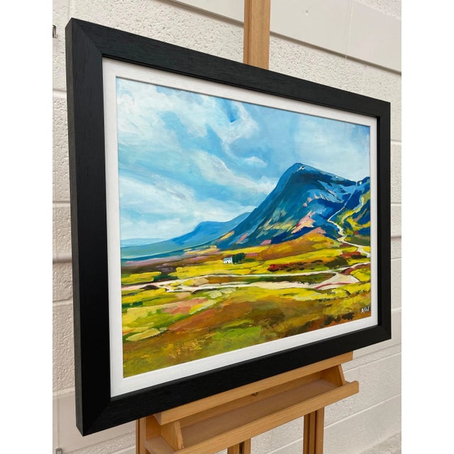 Angela Wakefield Angela Wakefield Colourful Abstract Landscape Painting of Scottish Highlands Contemporary Artist, 2021 For Sale - Image 4 of 11
