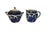 Antique Allertons Ltd Blue Willow Creamer and Sugar with Matching Lid Made in Staffordshire England c. 1929-1942 Handled...