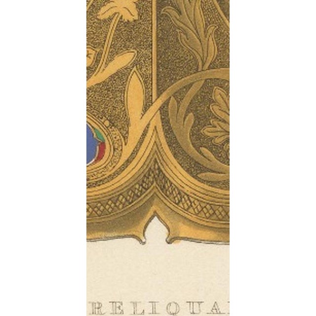 Medieval Reliquary Gothic Church Treasure, 1850, Print on Paper For Sale - Image 11 of 13