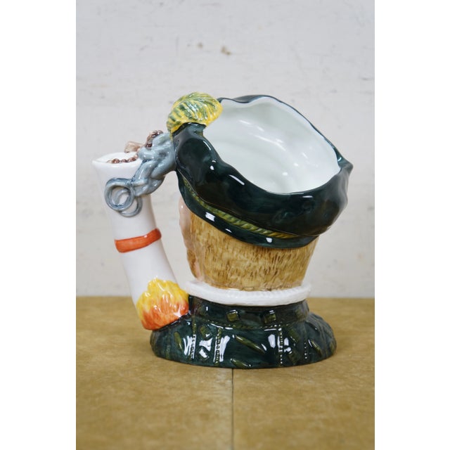 2000 - 2009 2003 Royal Doulton Character Jug Prince Philip of Spain Coa Box LTD Ed D7189 7" For Sale - Image 5 of 12