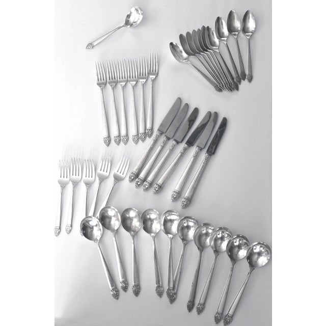 1930s King Cedric Community Plate Flatware Set- 38 Pieces For Sale - Image 11 of 11
