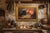 A richly detailed still life giclée print on stretched canvas, attributed to Paul Gagneux (1857–1892), a French artist...