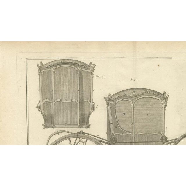 18th Century French Coach & Carriage Engineering After Lucotte, 1771 For Sale - Image 5 of 11