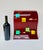 Postmodern Fused Glass Wall Sculpture, Red Dichroic Art Glass For Sale - Image 10 of 10