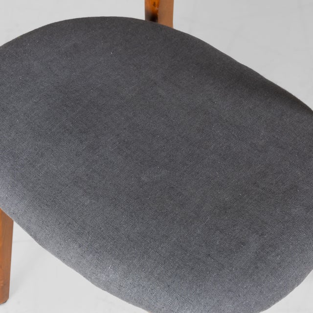 Chairs in Grey Fabric from Hans J. Wegner, 1960s, Set of 6 For Sale - Image 15 of 16