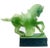 1960s Gino Ruggeri for Wony, Italy Decorative Carved Faux Green Jade Chinese War Horse Figurine For Sale - Image 6 of 7