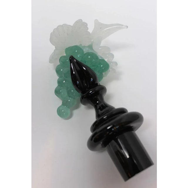 Gambaro & Poggi - Tall Murano Glass Vase With Stopper For Sale In Naples, FL - Image 6 of 8