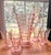 Vintage Rare Pattern Indiana Glass Tea Room Pink Five-Piece Set includes four tumblers and one pitcher, all made in the...