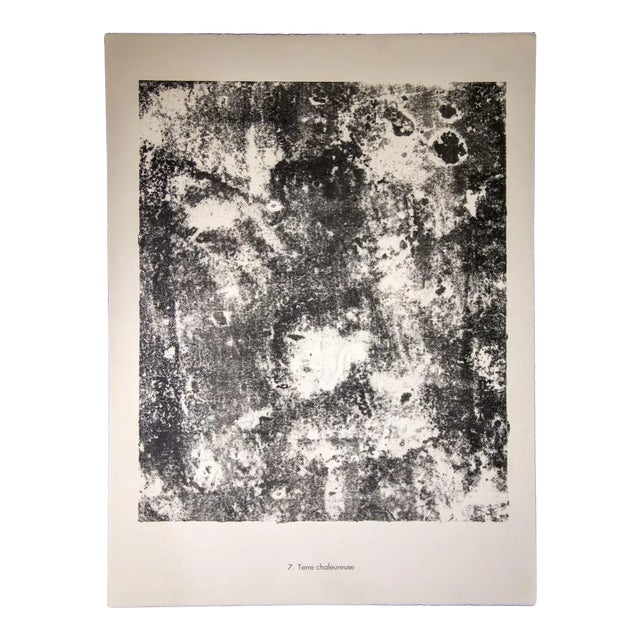 Jean Dubuffet, Warm Earth, Original Lithograph, 1959 For Sale