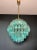 Spherical Murano Style Poliedri Chandelier, 140 Turquoise Poliedri For Sale - Image 9 of 12
