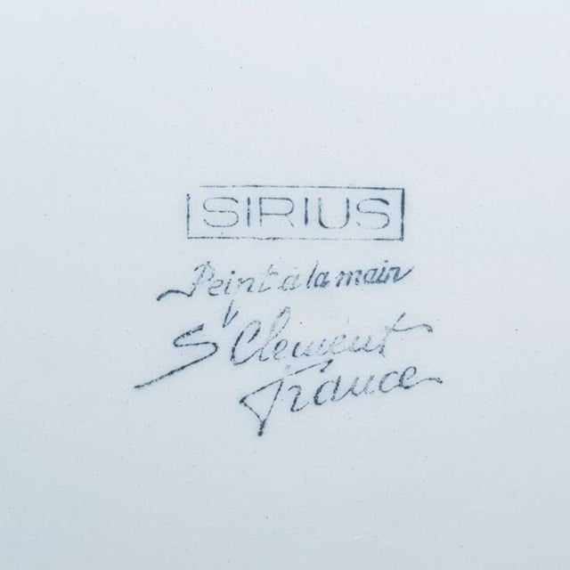 Hand Painted Abstract Dinner Set from St Clément, France, 1960s, Set of 9 For Sale - Image 14 of 16