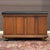 Wood Mid-Century Lane Lp Vinyl Record Storage Bench With Black Upholstered Seat on Casters For Sale - Image 7 of 11
