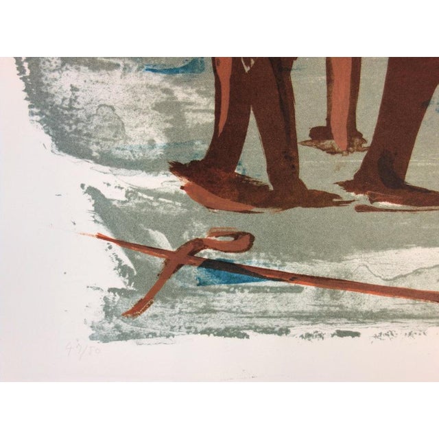 Jean Helion, Animated Conversation, Original Lithograph For Sale - Image 5 of 7