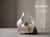 Contemporary Unique Crystal Vase With Natural Stone – One of a Kind Sculptural Birthday Gift For Sale - Image 3 of 7