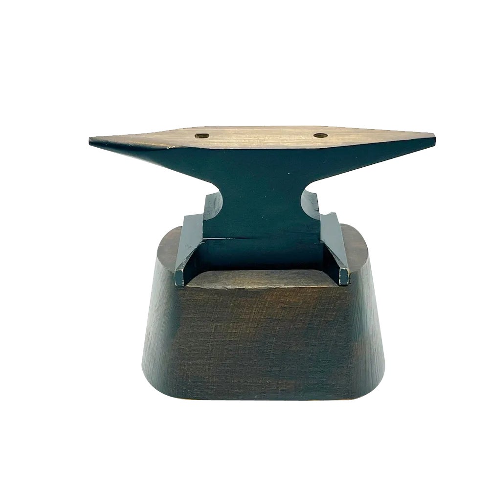 Mid-Century Bronze Jewelry Anvil Paperweight Sculpture, 1950s | Chairish