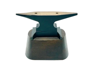 Mid-Century Bronze Jewelry Anvil Paperweight Sculpture, 1950s