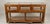 old shop display counter with two sliding doors and three folding doors, completely in solid teak