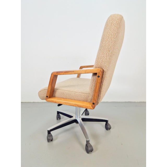 Vintage Teak Office Chair by Ring, Norway,1970s For Sale - Image 4 of 7