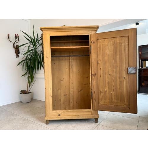 Wood Biedermeier Cabinet in Natural Wood For Sale - Image 7 of 10