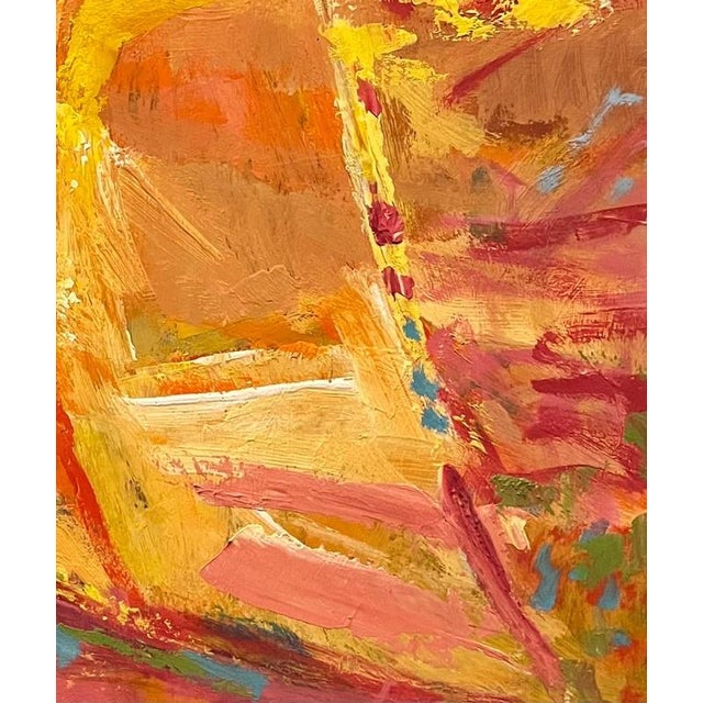 Jean Krille, Landscape 150, Oil on Masonite For Sale - Image 6 of 9