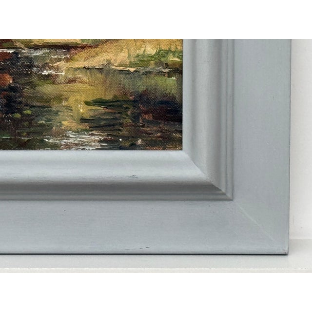 Figures in a Forest by a River Bank in Northern Ireland by 20th Century Artist 1980 Circa For Sale - Image 17 of 18