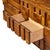 Lane Staccato Brutalist Mid Century Walnut Lowboy Dresser For Sale In Chicago - Image 6 of 8