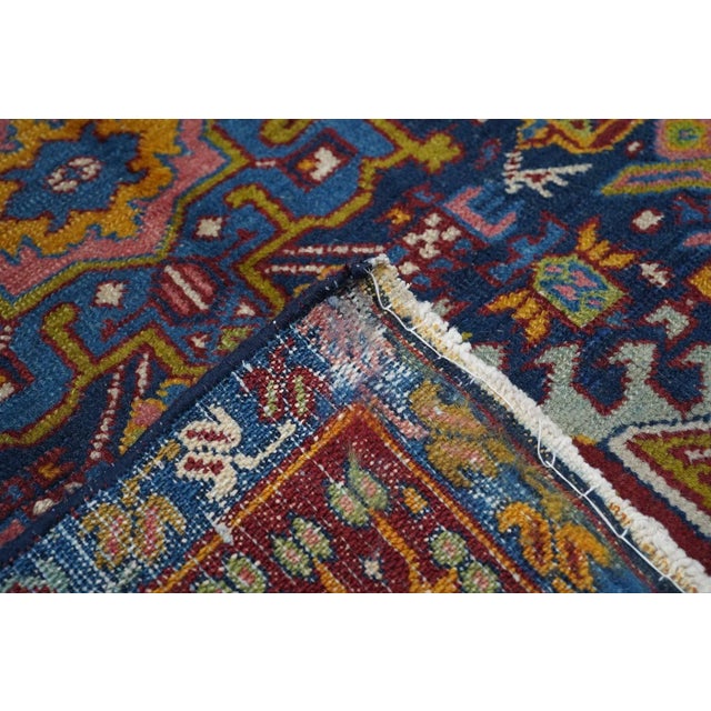 Traditional Antique Heriz Rug 8'2'' x 10'7'' For Sale - Image 3 of 11