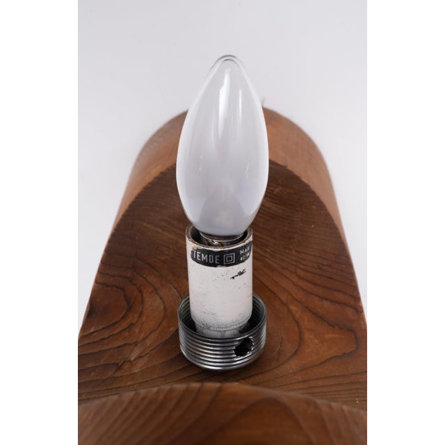 Swiss Brutalist Pine Pendant Lamp from Temde, 1960s For Sale - Image 12 of 13